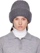 LISA YANG Gray 'The Beatris' Beanie