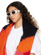 LINDA FARROW White Lola Sunglasses