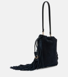 Etro Kalispera Small studded suede shoulder bag