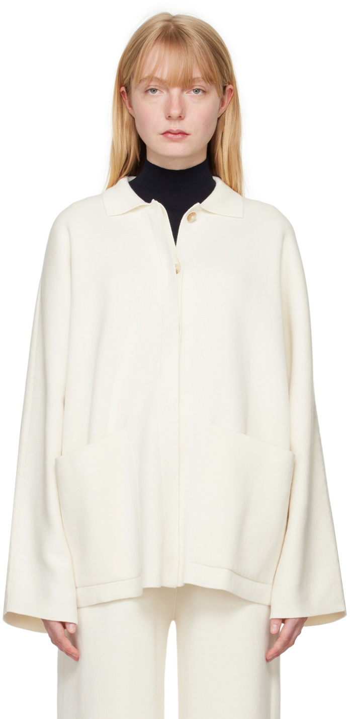 Lauren Manoogian Off-White Buttoned Jacket