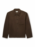Officine Générale - Hamilton Slim-Fit Wool-Felt Overshirt - Brown