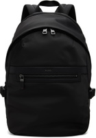 Hugo Black Twill Logo Lettering Backpack