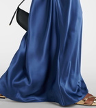 SIR Depeche Balconette satin gown