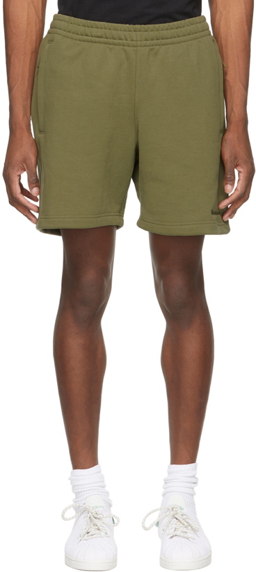 Photo: adidas Originals x Pharrell Williams Khaki Basics Sweat Shorts