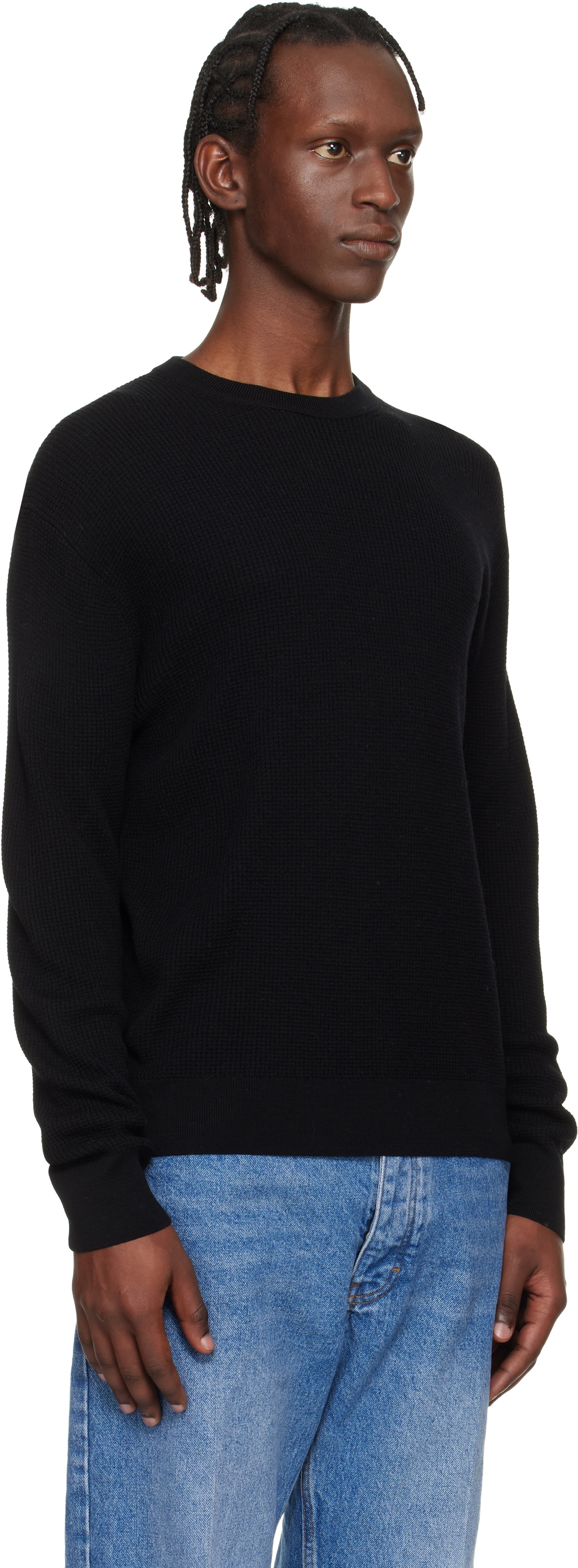 Studio Nicholson Black Portland Knit Sweater