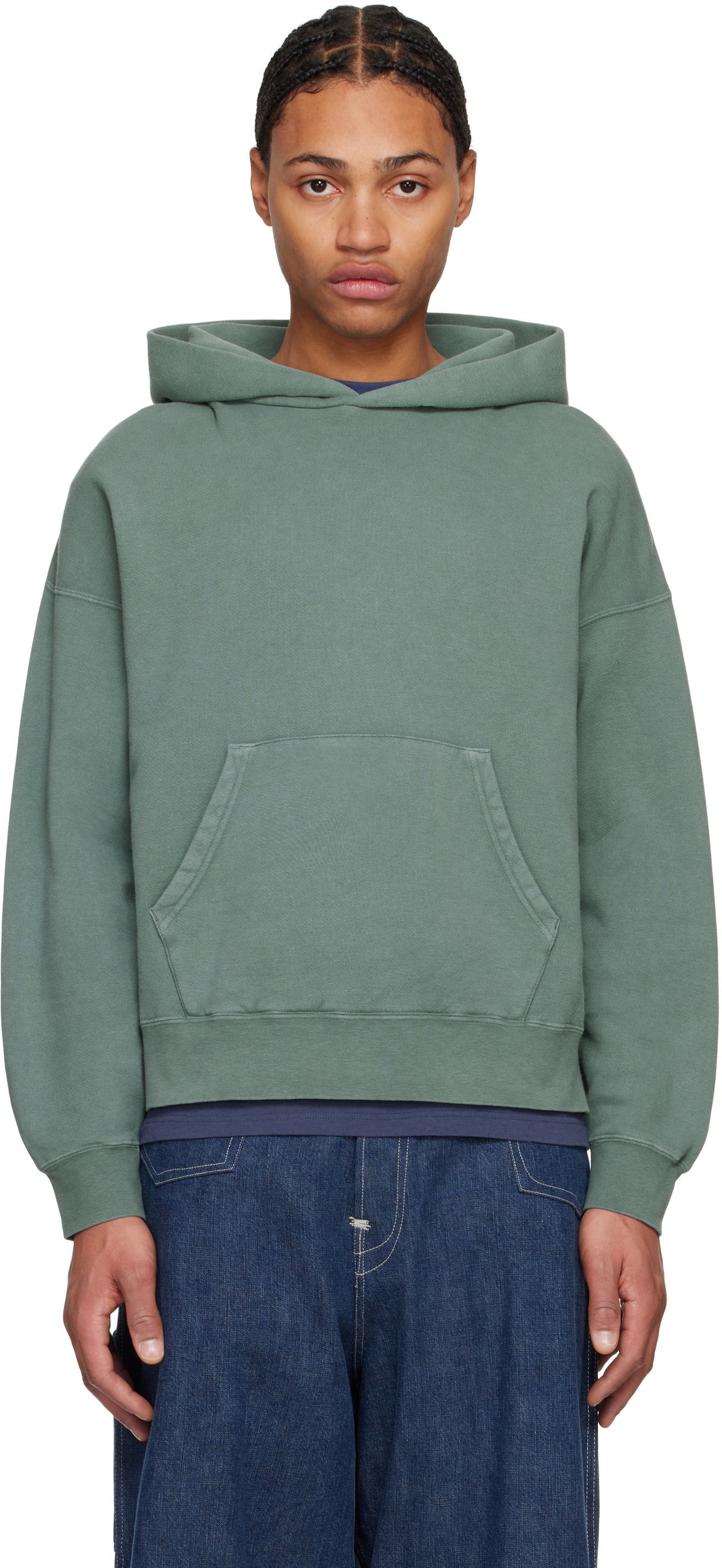 visvim Green Jumbo SB Hoodie Visvim