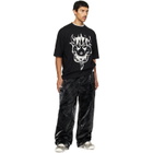 Y-3 Black Marble Nylon Tapered Cargo Pants