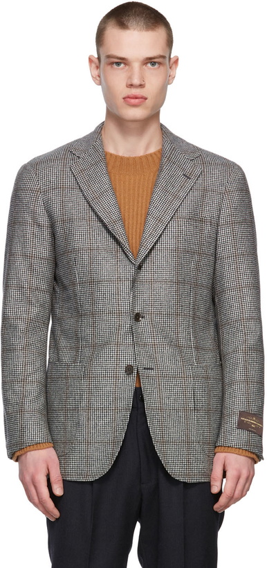 Photo: Ring Jacket Black & White Houndstooth Blazer