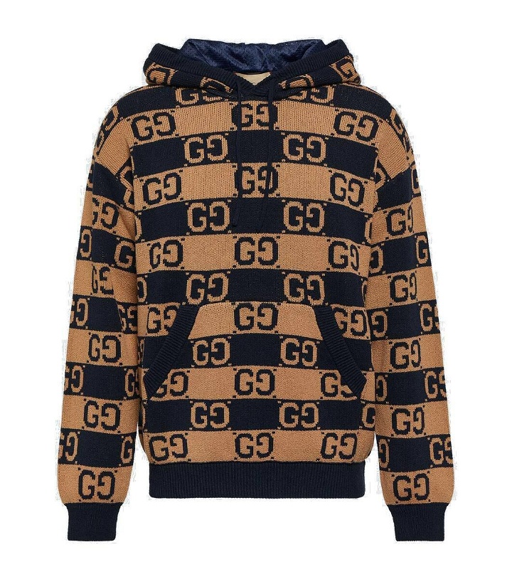 Photo: Gucci GG jacquard cotton hoodie