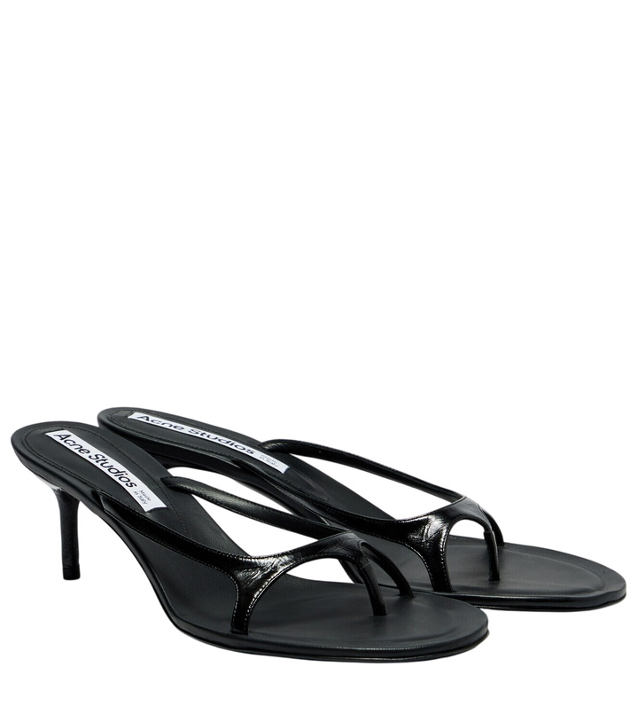 Photo: Acne Studios 60 patent leather sandals