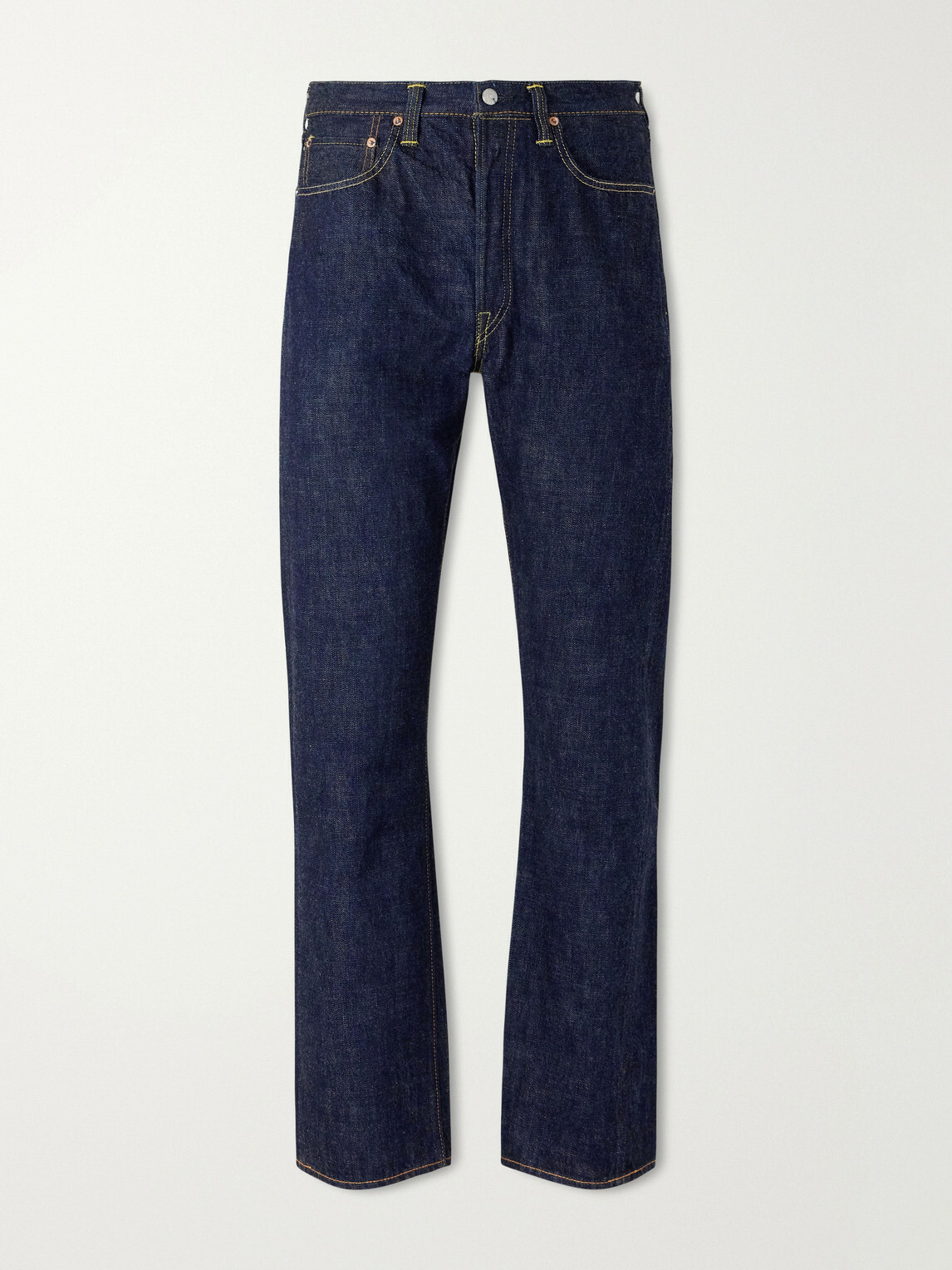 FULLCOUNT - 1101 Straight-Leg Selvedge Jeans - Blue