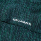 Norse Projects Men's Bjarki Blend Sock in Forest Green