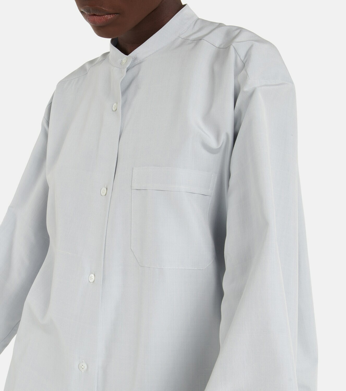 The Row Come silk shirt