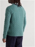 Polo Ralph Lauren - Cable-Knit Wool and Cashmere-Blend Sweater - Blue
