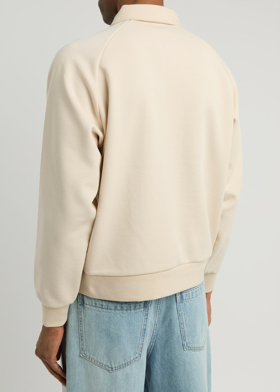 Honor The Gift 1988 Logo Quarter-zip Jersey Sweatshirt Cream