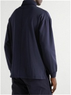 nanamica - Cotton-Blend Jersey Rollneck T-Shirt - Blue