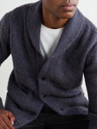 Hartford - Alpaca, Yak, and Wool-Blend Cardigan - Blue