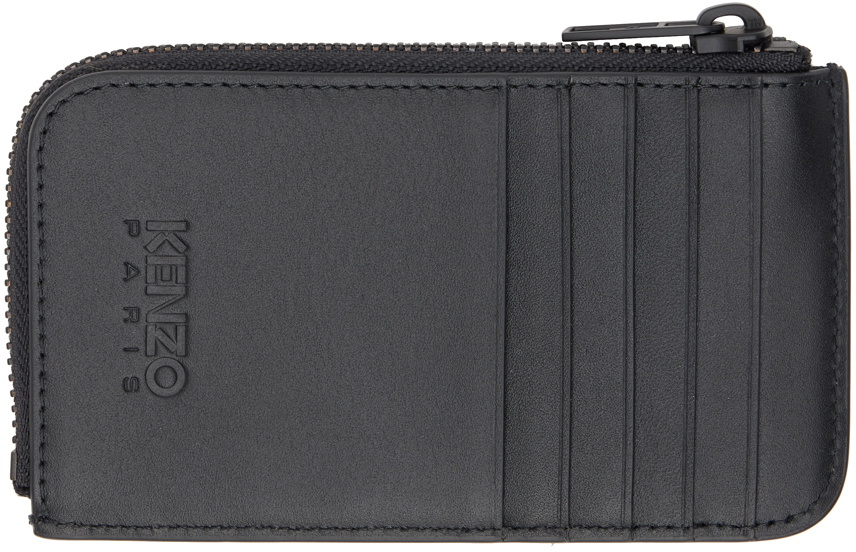 Kenzo Black Boke Flower Card Holder
