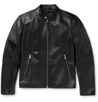 Hugo Boss - Nokuri Leather Biker Jacket - Black
