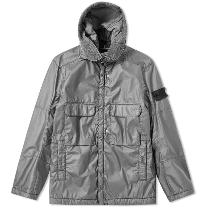 Photo: Stone Island Shadow Project Poly Hide Garment Dyed Hooded Parka