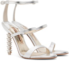 Sophia Webster Silver Rosalind Heeled Sandals