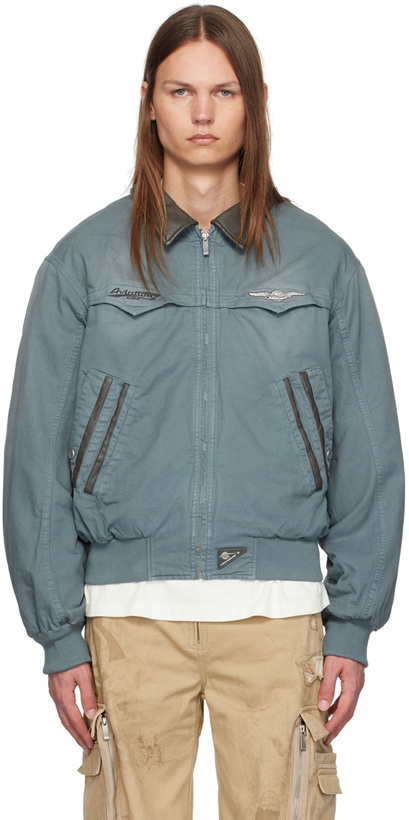 Photo: C2H4 Blue Mechanist Quilted Jacket