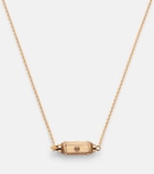 Marie Lichtenberg Coco Micro 18kt rose gold necklace with diamonds