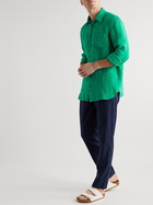 120% - Linen Shirt - Green