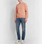 TOM FORD - Garment-Dyed Fleece-Back Cotton-Jersey Sweatshirt - Pink