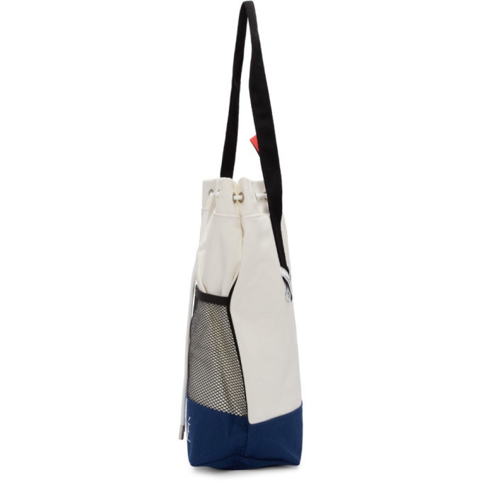 Nike Heritage canvas tote bag in off white