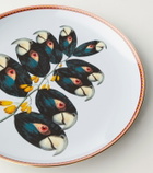 La DoubleJ Parrotstem porcelain decorative plate