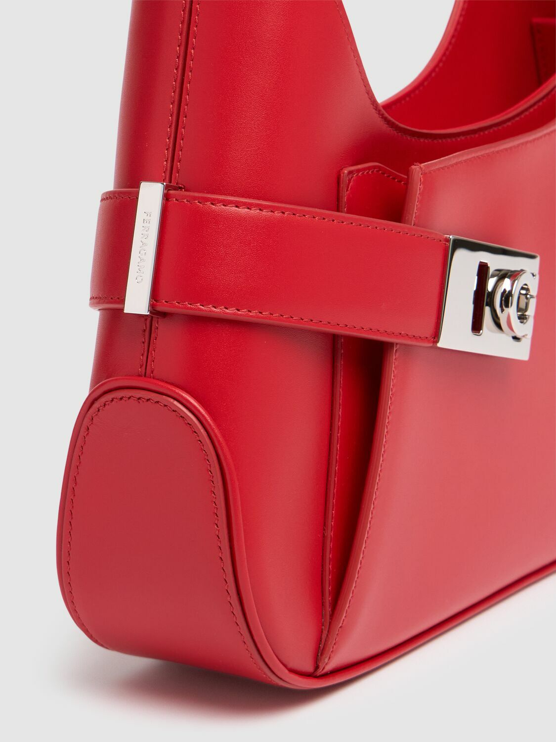 FERRAGAMO Small Archive Leather Shoulder Bag Salvatore Ferragamo FERRAGAMO Small Archive Leather Shoulder Bag Salvatore Ferragamo