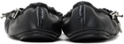 Rombaut Black Aura Ballerina Flats