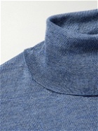 Canali - Slim-Fit Merino Wool Rollneck Sweater - Black