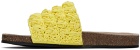 JW Anderson Yellow Crochet Slides