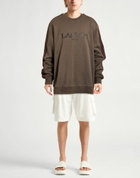 Lanvin Mens Sweatshirt Dark in Brown
