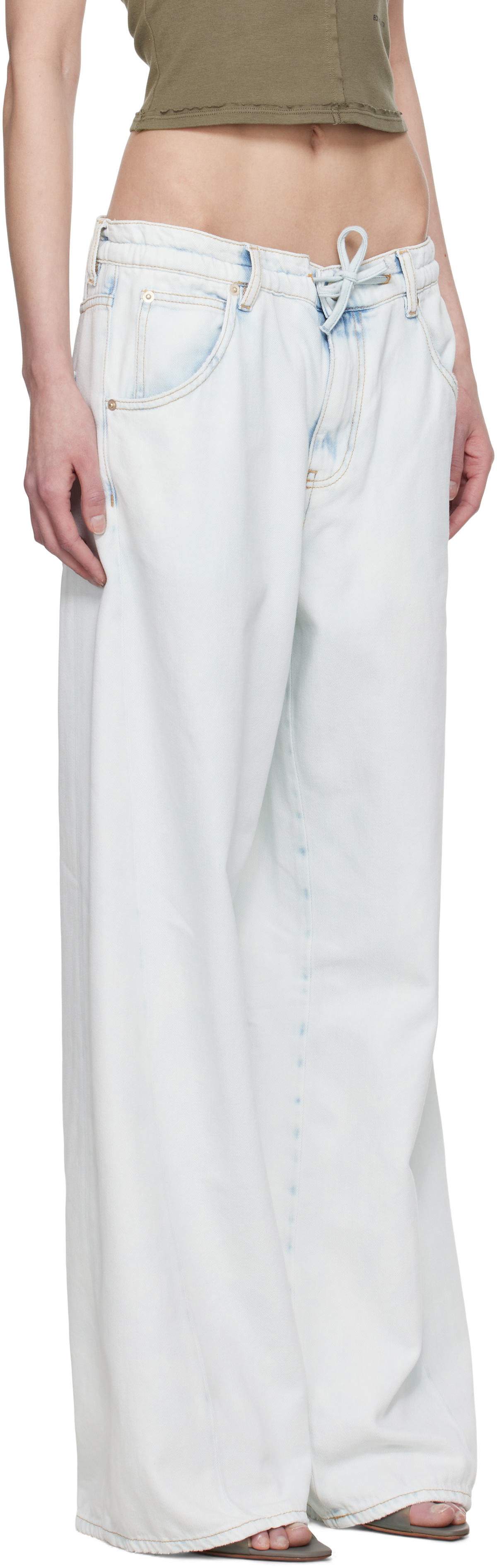 DARKPARK Blue Iris Paper Bag Jeans