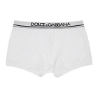 Dolce and Gabbana White DNA Regular Boxers