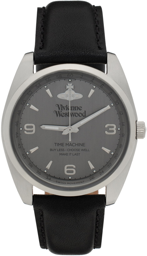 Photo: Vivienne Westwood Black & Gray Pennington Watch