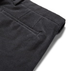 Paul Smith - Aubergine Slim-Fit Cotton and Cashmere-Blend Corduroy Suit Trousers - Gray