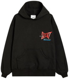 Saint Mxxxxxx Logo-print Hooded Cotton Sweatshirt Black