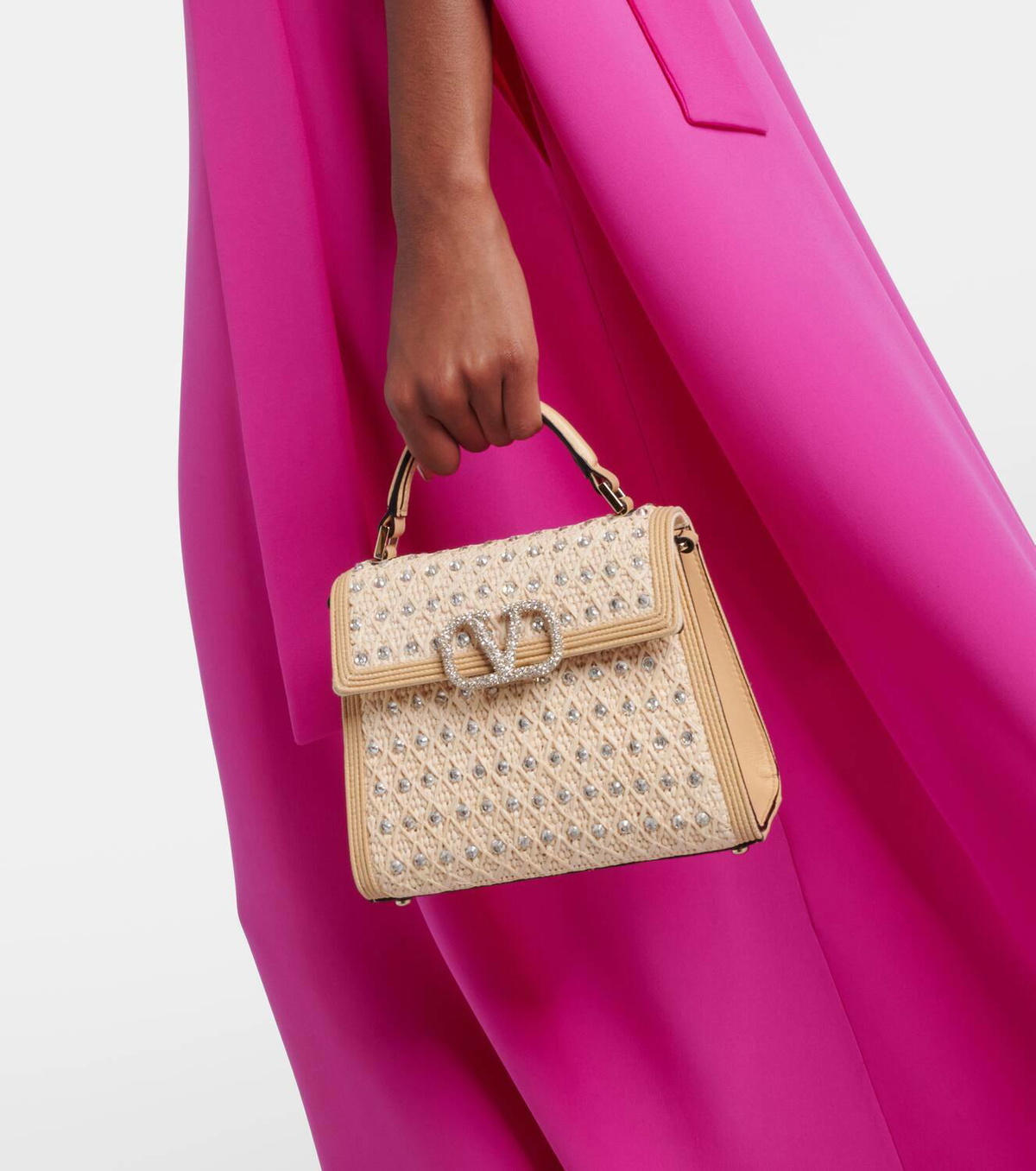 Valentino Garavani VSling Mini Swarovski®-embellished tote Valentino Garavani VSling Mini Swarovski®-embellished tote