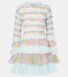 Susan Fang Tiered tulle minidress