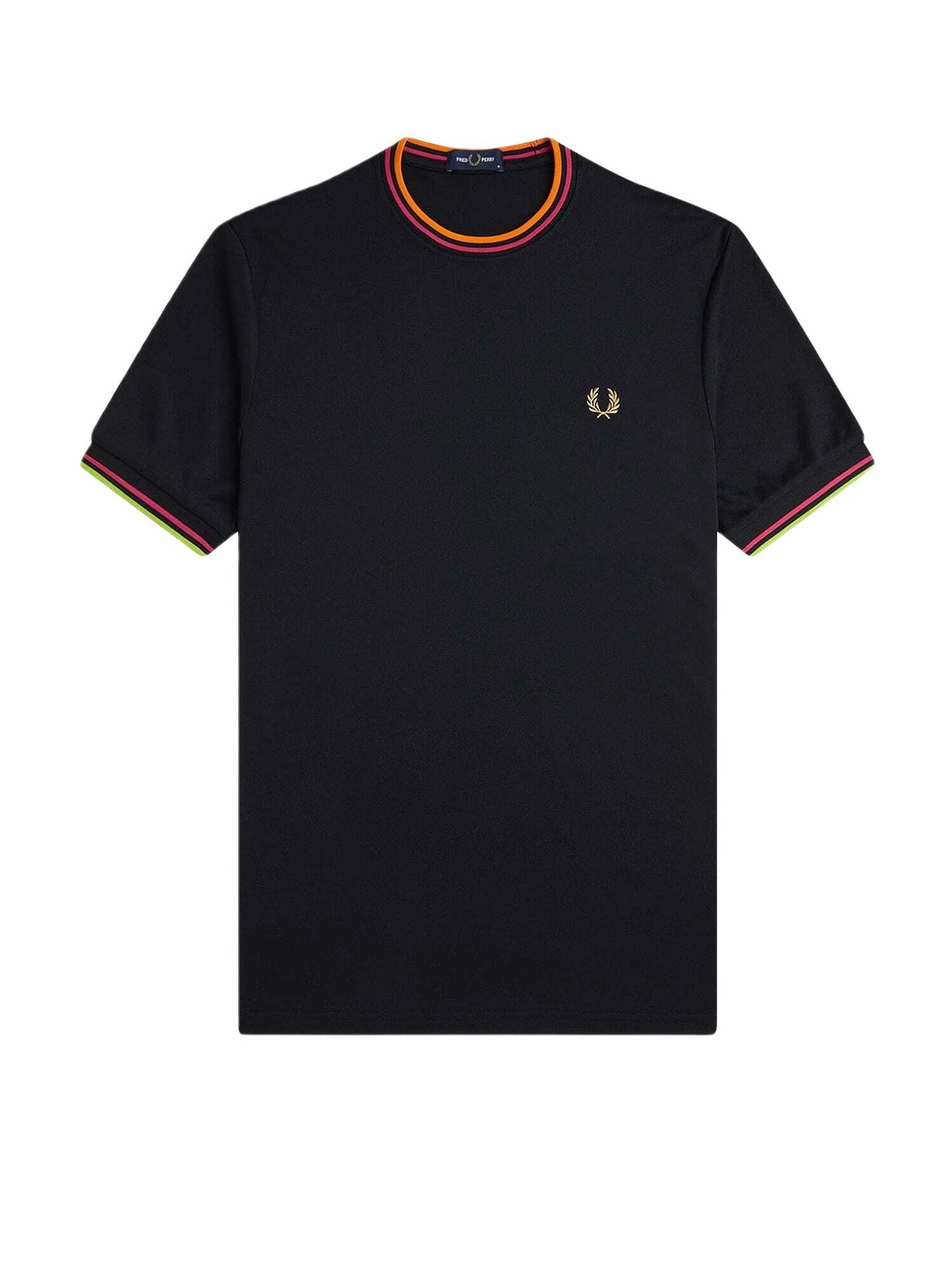 Fred Perry T Shirt Black Mens Fred Perry