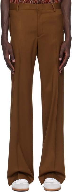 Photo: CMMN SWDN Brown Otto Wide Leg Trousers