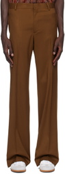 CMMN SWDN Brown Otto Wide Leg Trousers