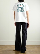 Casablanca - Looking at the Beauty of the World Logo-Print Organic Cotton-Jersey T-Shirt - White