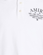 Amiri Mens Polo shirt in White