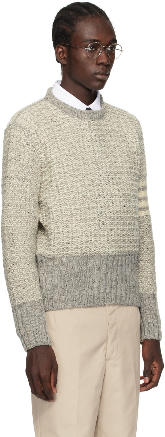 Thom browne grey clearance sweater