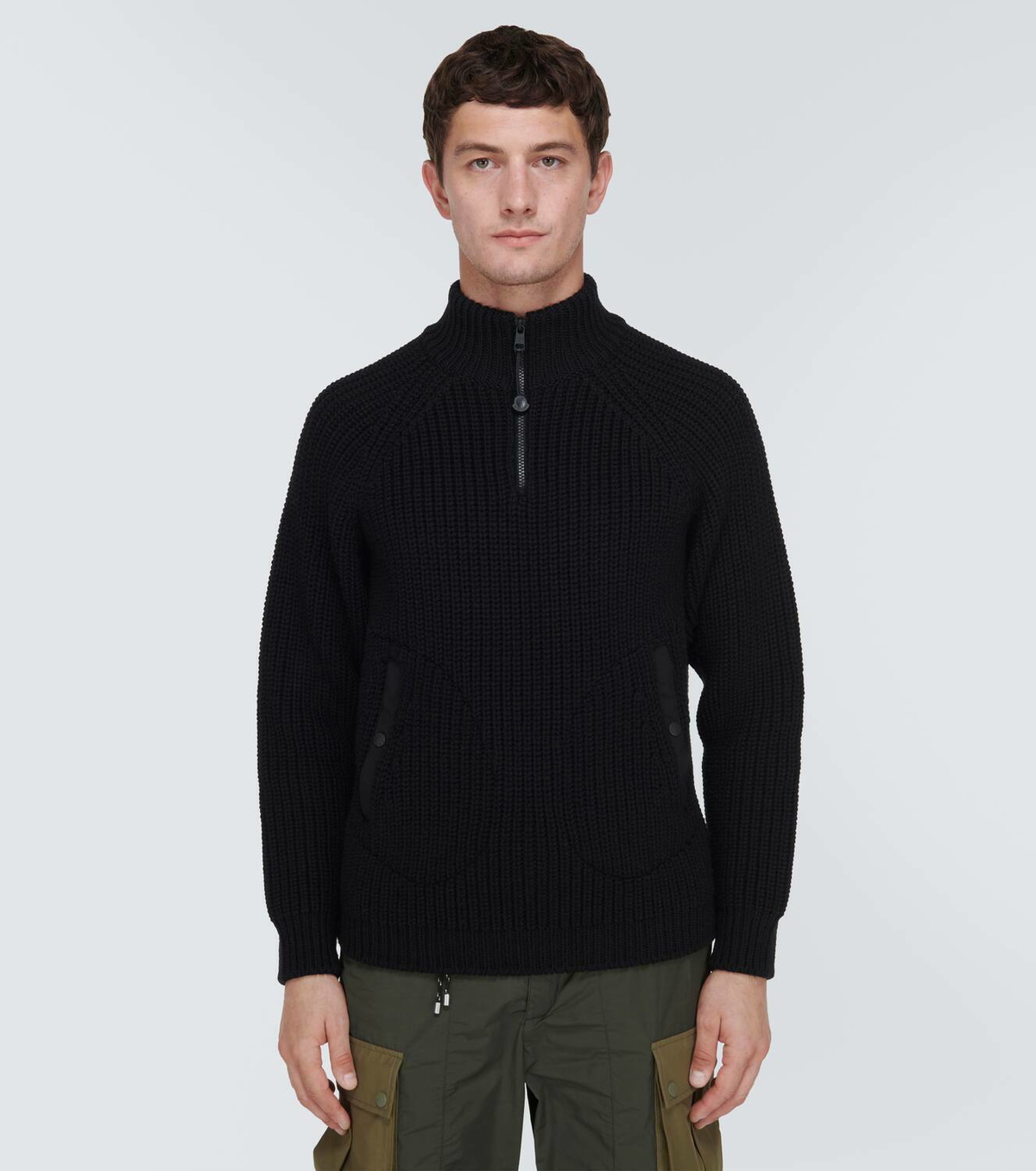 Moncler Genius x Pharrell Williams wool half-zip sweater